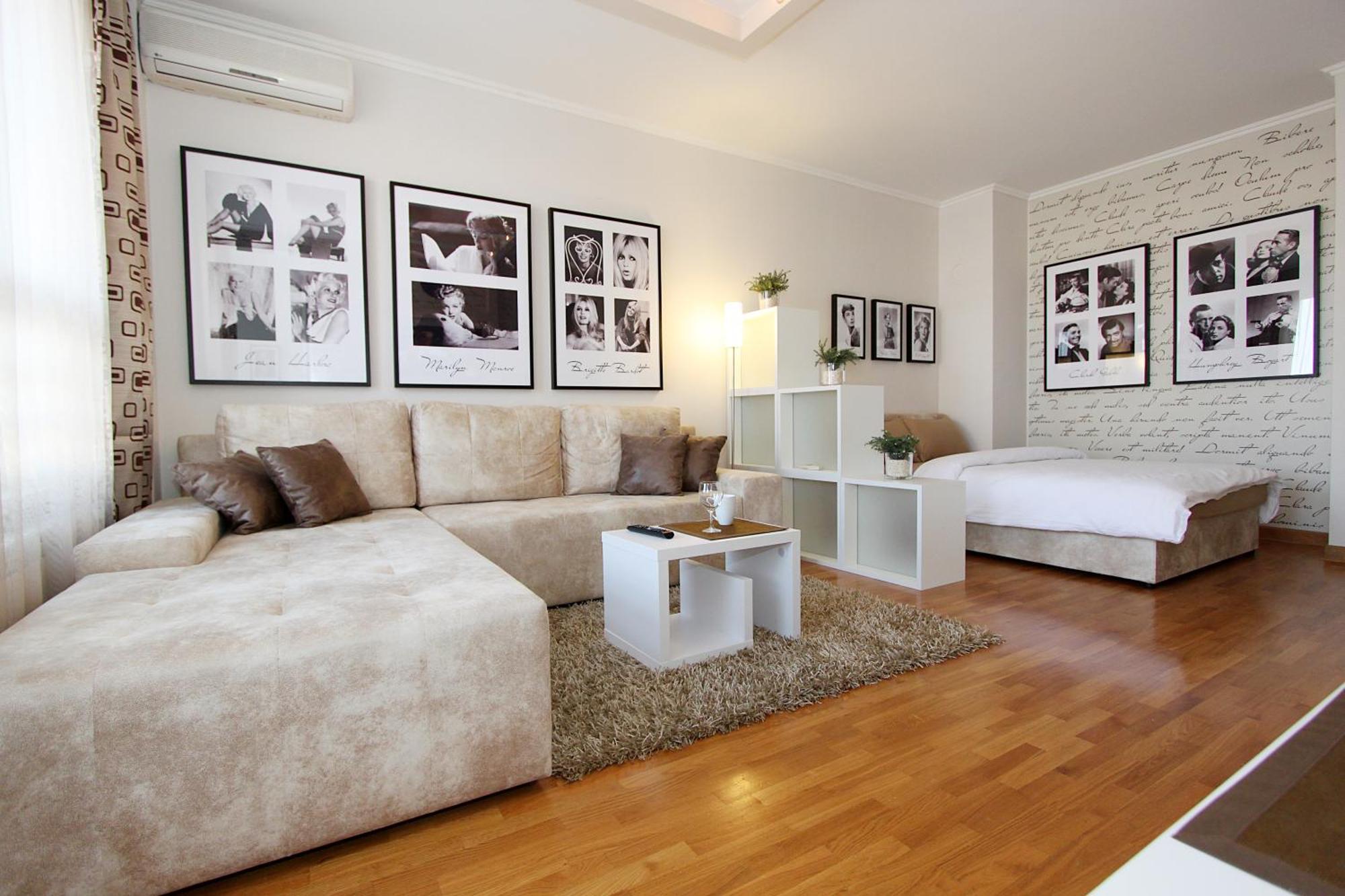 New Belgrade Apartments, Parking 5 Eur Per Day Pokoj fotografie