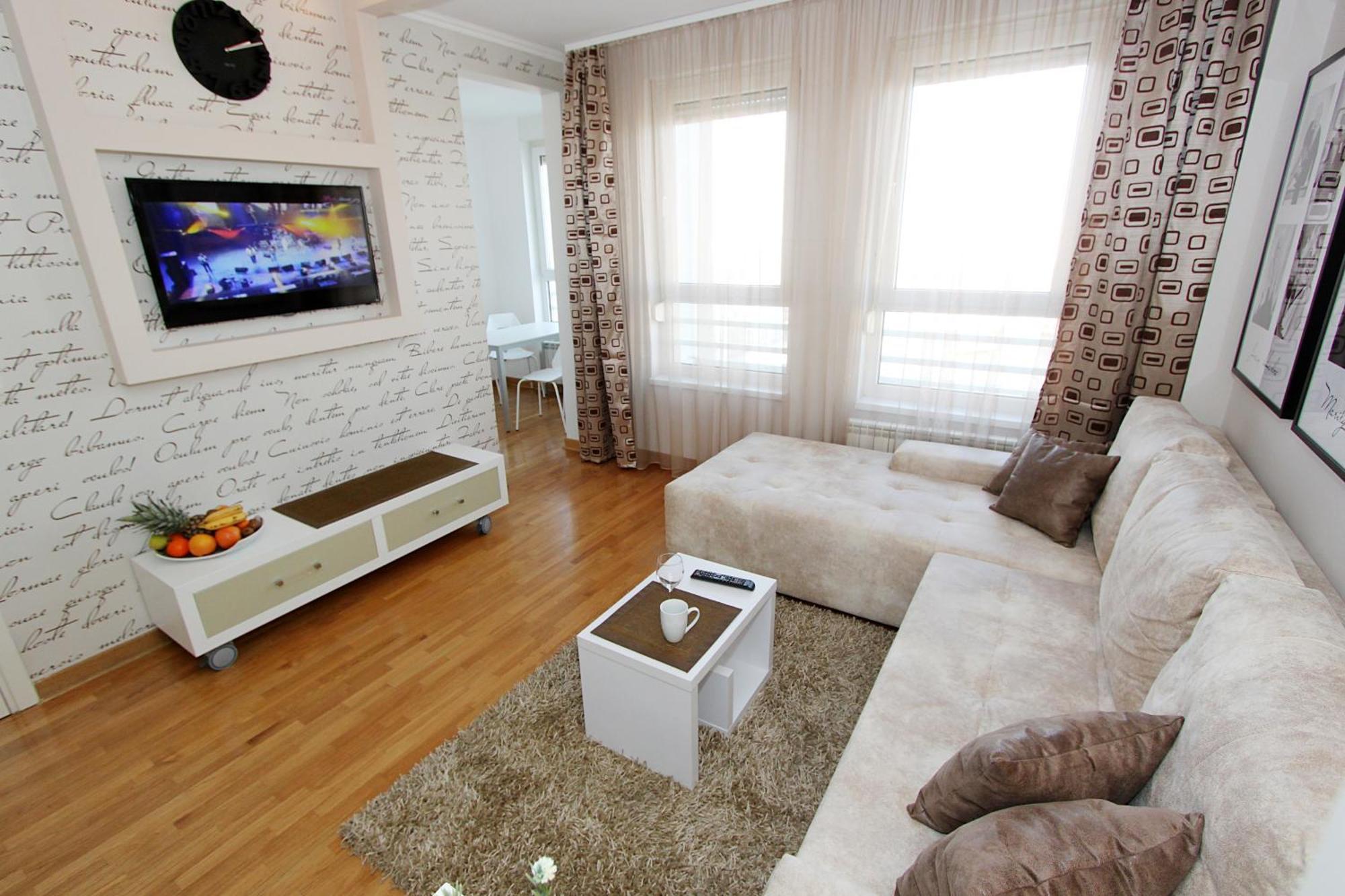 New Belgrade Apartments, Parking 5 Eur Per Day Pokoj fotografie